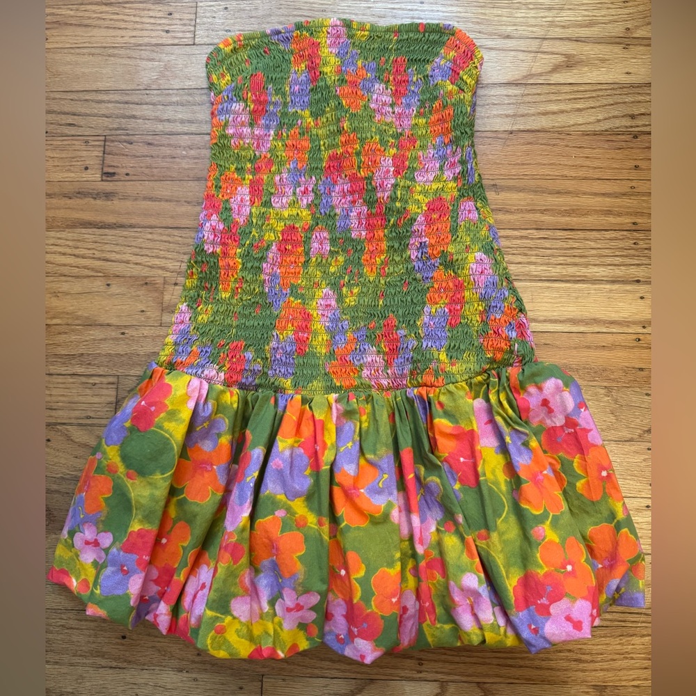 Urban Outfitters Floral Mini Bubble Dress